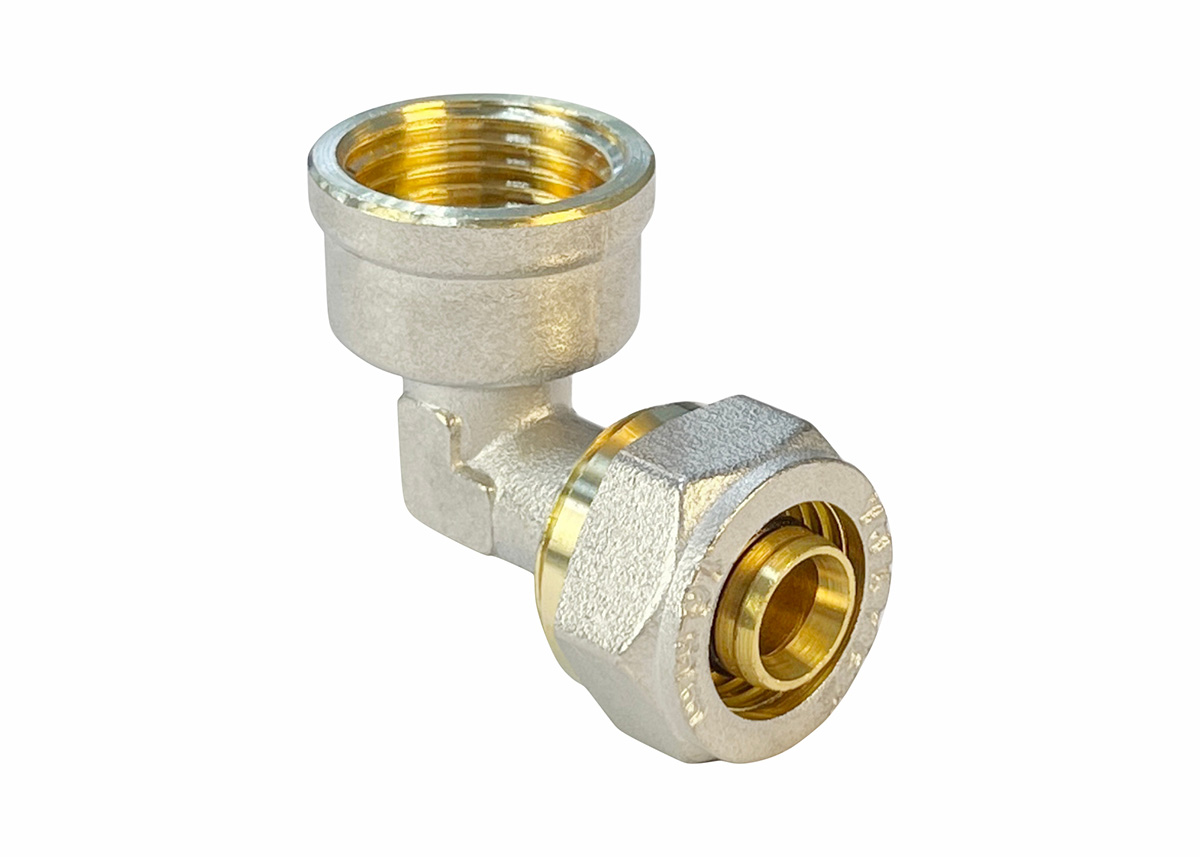 Угольник обжимной с переходом на ВР VALFEX 16х1/2" (240/15) К