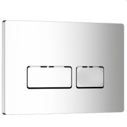 Кнопка смыва WAVE V3 универсальная ХРОМ АБС прямоугольная