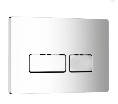 Кнопка смыва WAVE V3 универсальная ХРОМ АБС прямоугольная