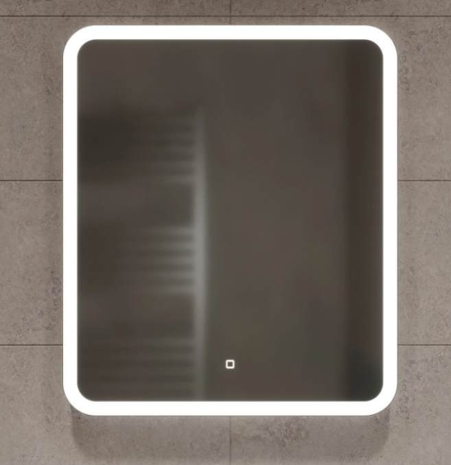 Зеркало MIXLINE "Стив" 600*700 (ШВ) сенсорный выключатель, светодиодная подсветка