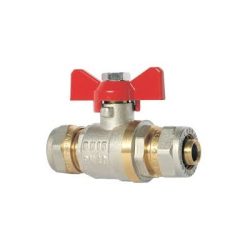 Кран шаровой для м/п трубы 16х16 ц/ц