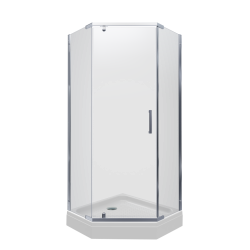 Душевое ограждение "Дека-Хром" 1000*1000*2070 пятиугольное