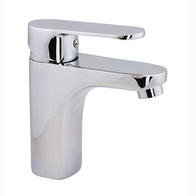 12 Смеситель для умывальника с гайкой С4012 (УДЛ)