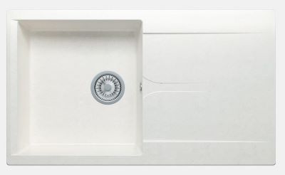 Мойка GALS-860 (аналог F-12) с крылом, белый хлопок (36), 500*860*200мм