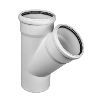 ПП Тройник 110х110х45  бесшумный ПОЛИТЭК (25шт)