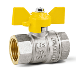 Кран шаровой 1 1/4'' г/г ручка LD Pride ( 47.32.В-В.Р) с биркой