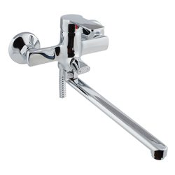 77 Смеситель для ванны с длин изливом 300 мм. с дивер СВ8277