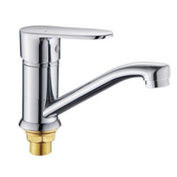 17 Смеситель для кухни средний нос c гайкой  С3117