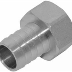 Штуцер латунный ф15 10мм В никель