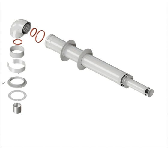 Комплект коаксиальный универсальный Royal Thermo АНТИЛЕД 60/100-1000 мм (дымоход)