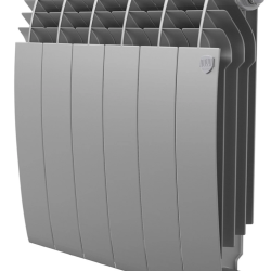 Радиатор биметаллический Royal Thermo BILINER 500/Silver Satin 6 секций