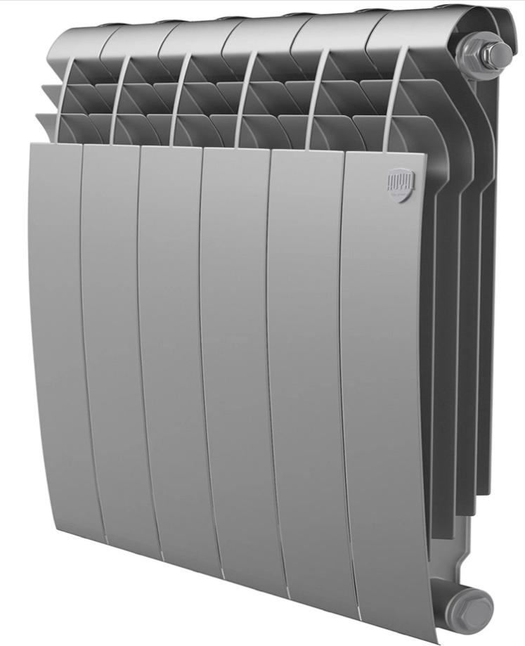 Радиатор биметаллический Royal Thermo BILINER 500/Silver Satin 6 секций
