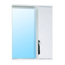 14 Зеркальный шкаф Джика  600 (белый) прав. VERSAL