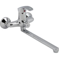 36 Смеситель для ванны с длин изливом 350 мм. с дивер СВ8236