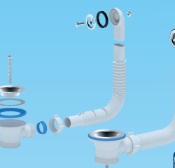 Перелив гибкий Ани д/умыв.с N120SR2 (15 шт)