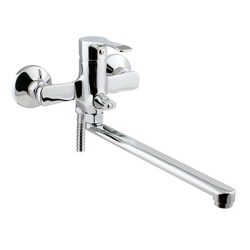 88 Смеситель для ванны с длин изливом 300 мм. с дивер СВ8288