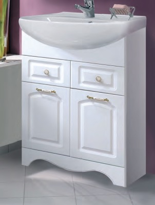 Тумба Классика Эрика 70 ольха белая 2 ящ (ум. Эрика 70)