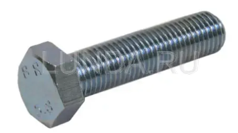 Болт оцинкованный М20*90 5.8, DIN 933, DIN 931 (полная резьба)