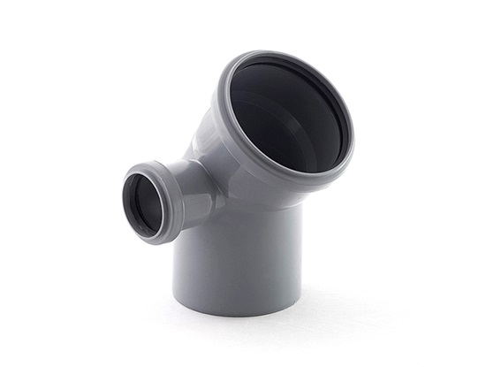 ПП Отвод 110х45 с выходом 50 (Левый)  "ПОЛИТЭК" (45шт)