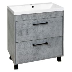 07 Тумба напольная БОСТОН (бетон) 700 под умыв.  Paola Alba 700