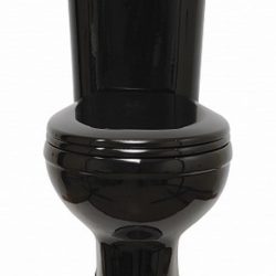 Унитаз-компакт "Дора" чёрный (гориз, нижн, сид, арм)