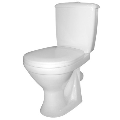 Унитаз-компакт "Суперкомпакт" белый (вып. В ПОЛ, нижн, сид, арм)