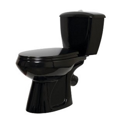 Унитаз-компакт Элисса  (ЧЕРНЫЙ) (косой, нижн, сид, арм)