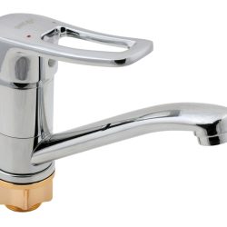 16 Смеситель для кухни средний нос c гайкой  С3116