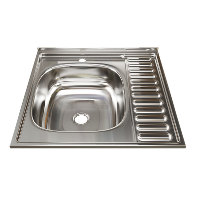 Мойка   60x60 (0,4) лев вып 1 1/2 MIXLINE 16 см накладная