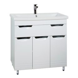 14 Тумба Джика  800 (2 дв.+1 ящ.) (белый) под ум. COMO 80 VERSAL