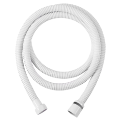 А05 Шланг для душа в двойной оплетке усиленный 360* Белый