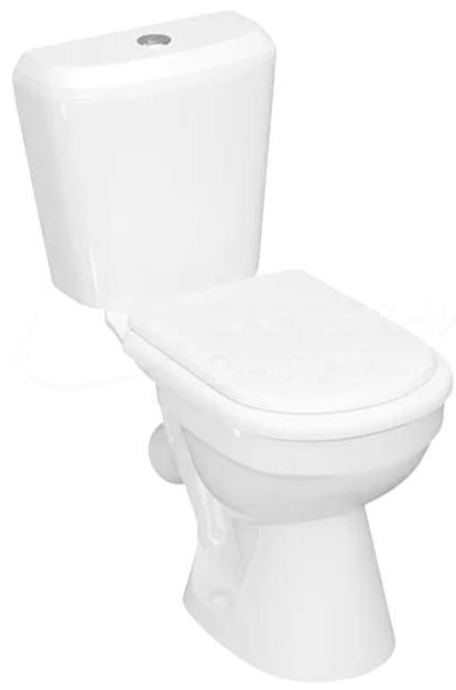 Унитаз-компакт Нео МС Инкоэр-Б1 белый(кос/в,ниж/под,1РА,п/пропилен)Кекрамин (Беларусь)