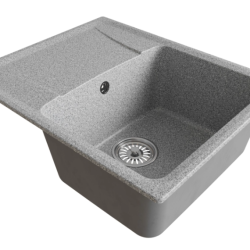 Мойка ML-GM26 КОМФОРТ с крылом, темно-серая (309), 580*470*190мм