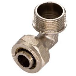 Уголок с креплением наружная резьба 16-1/2В