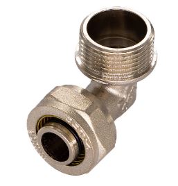 Уголок с креплением наружная резьба 16-1/2В