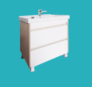 Тумба напольная Торонто 80/2 (MIRIDA) под умывальник СОМО 80/ Fest 80/ Фостер 800/ Paola Mario 800 б