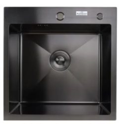 Мойка нерж.премиум класса B5050-R  Графит "MARRBAXX" с круглым  отверстием
