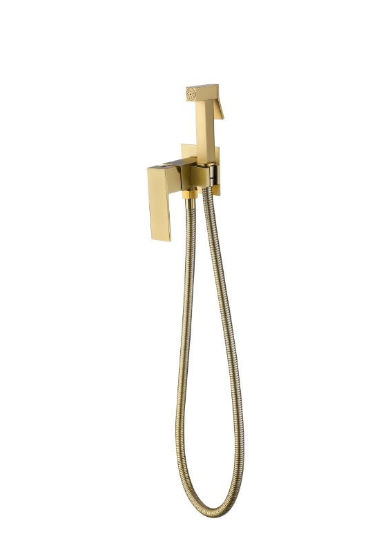 35 Гигиенический душ со смесителем А8135-4 (мат. золото)