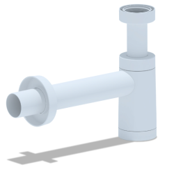 Сифон бутылочный 11/4*40 белый Ани BRB1004M