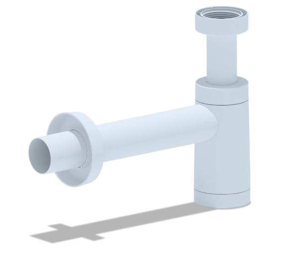 Сифон бутылочный 11/4*40 белый Ани BRB1004M