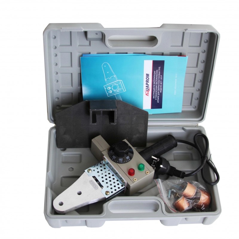 Сварочный аппарат 1500 Вт (в компл. насадки 20-32) пласт.короб.