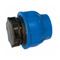 ПЭ Заглушка цанговая 63 (обж.) Полиэтилен Политэк (25шт)