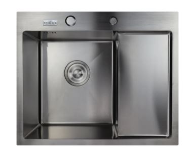 Мойка нерж.премиум класса C5848L-R Сатин "MARRBAXX"с круглым отверстием