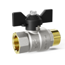 Кран шаровой  3/4'' г/ш бабочка LD Pride (47.20.В-Н.Б)