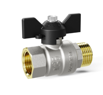 Кран шаровой  3/4'' г/ш бабочка LD Pride (47.20.В-Н.Б)