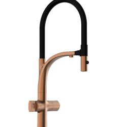 48 Смеситель для кухни + РОДНИК А3748-6 Люкс (Роз. золото)