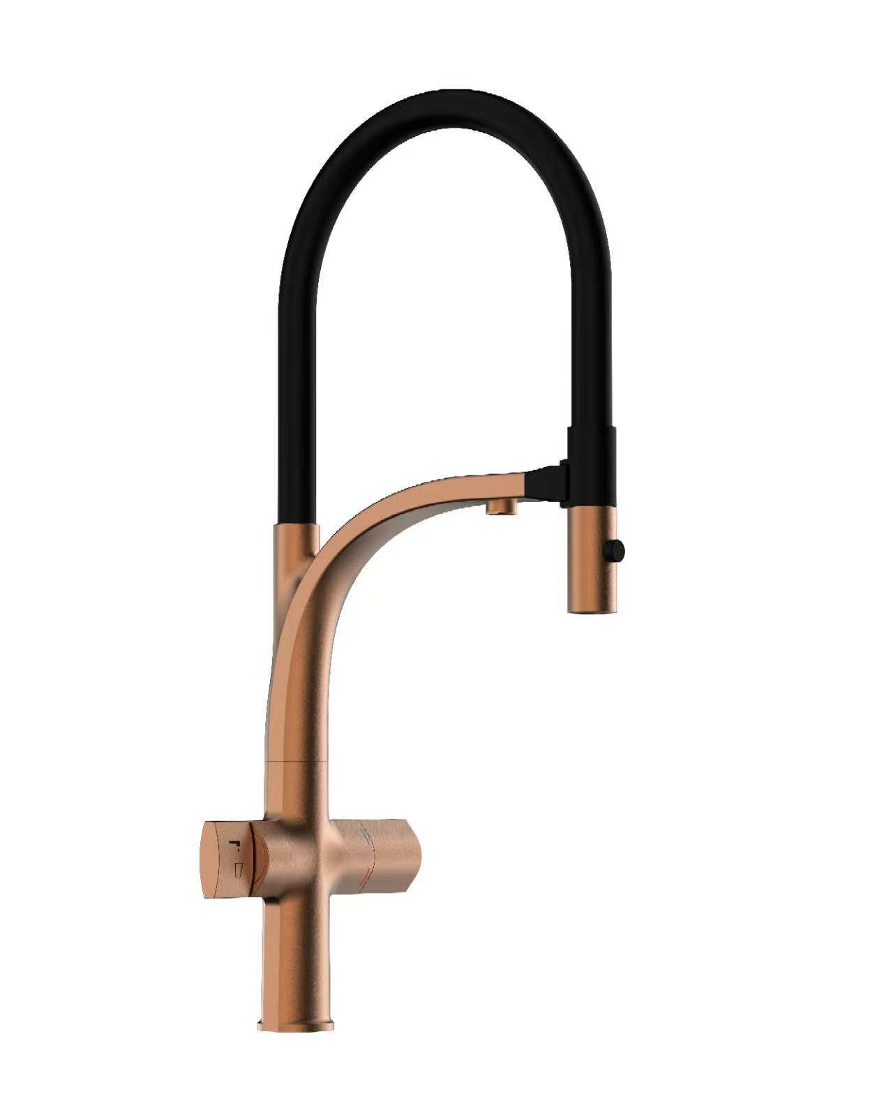 48 Смеситель для кухни + РОДНИК А3748-6 Люкс (Роз. золото)