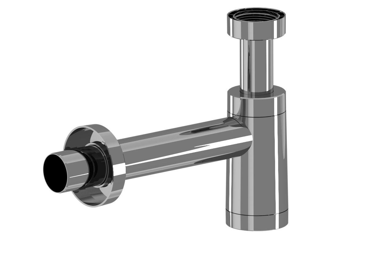 Сифон бутылочный 11/4*40 BRB1004M (метал)