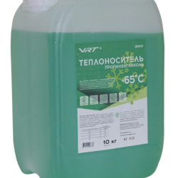 Теплоноситель VRT (пропиленгликоль) -65 10 кг зеленый