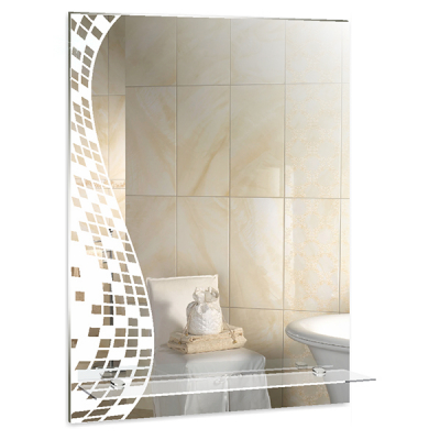 Зеркало MIXLINE "Муза" 390*580 с полкой (К)